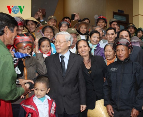 Party chief urges Loc Thuy commune to achieve more socio-economic progress - ảnh 1